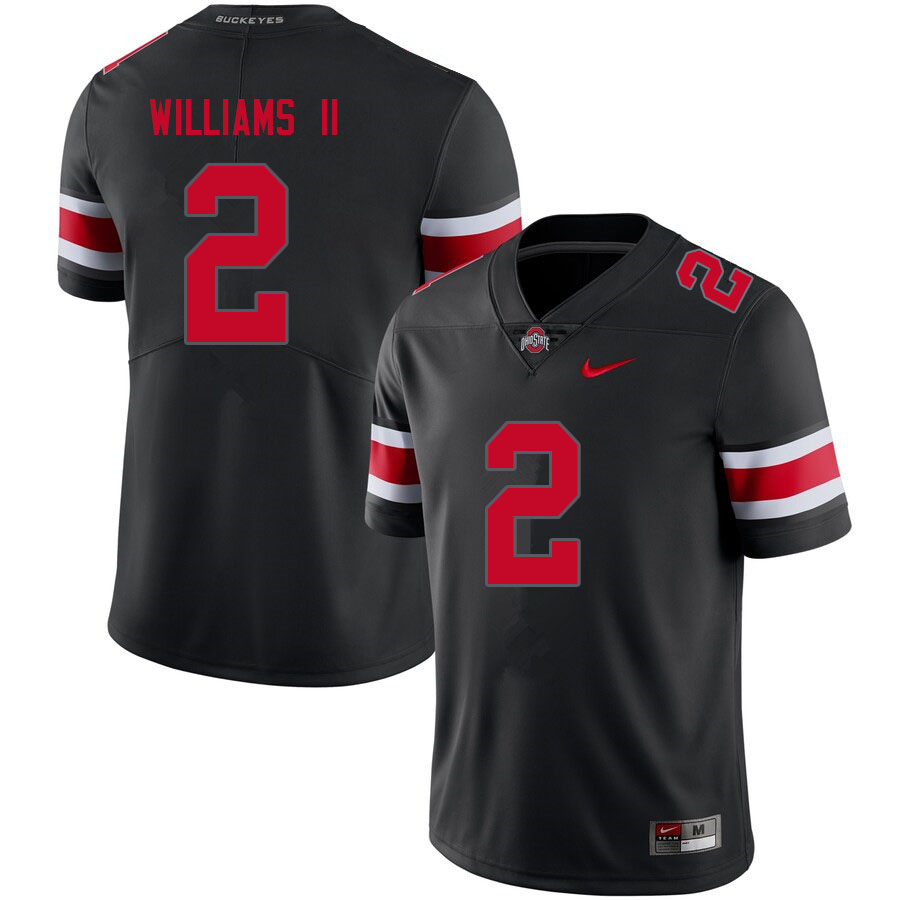 Ohio State Buckeyes #2 Kourt Williams II College Football Jerseys Sale-Blackout